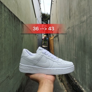 Bata trắng độn đế