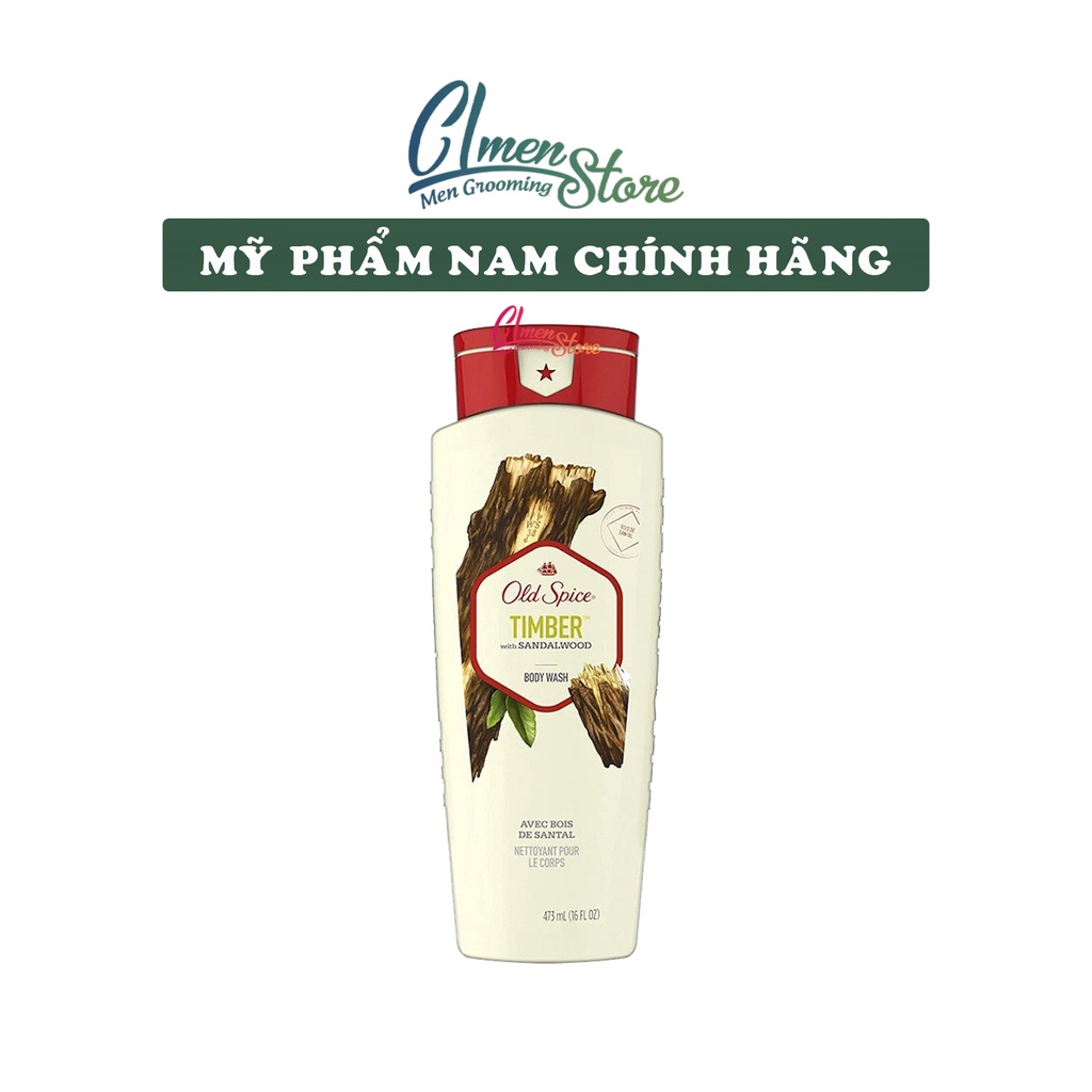 Sữa tắm Old Spice Timber Body Wash – 473ml