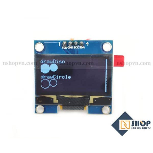 Màn Hình Oled 1.3 Inch Giao Tiếp I2C (blue)