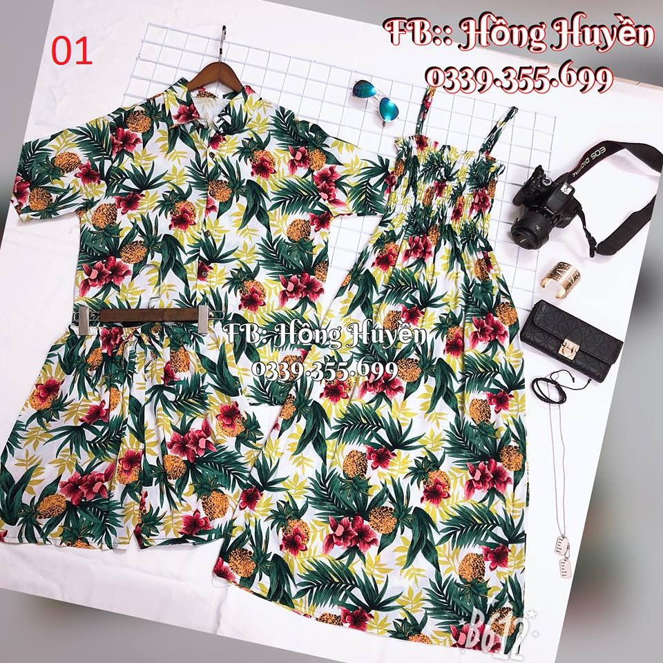 Váy maxi hoa quả