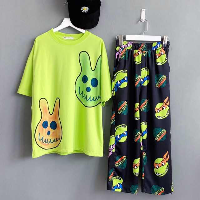 Áo Thun 3D OverSize Thỏ Ảnh Thật 100%