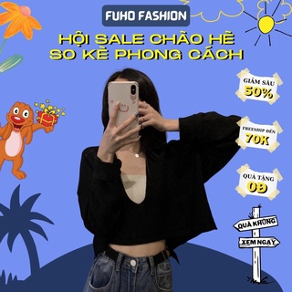 Áo len cổ khoét dài tay fuho fashion 116