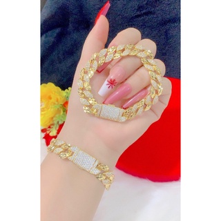 Lắc tay kiểu lặc xoàn mạ 18.k siêu xinh E690