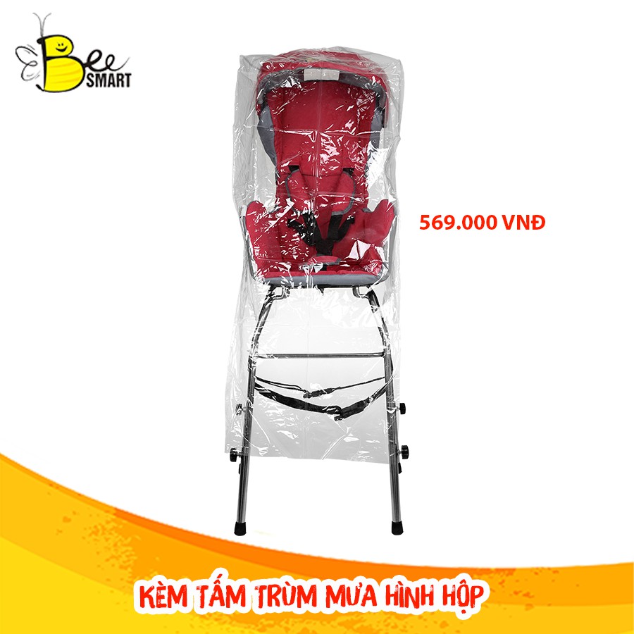 GHẾ NGỒI XE GA - BEESMART X1 CÓ MÁI CHE ( Tặng kèm áo mưa chùm ghế)