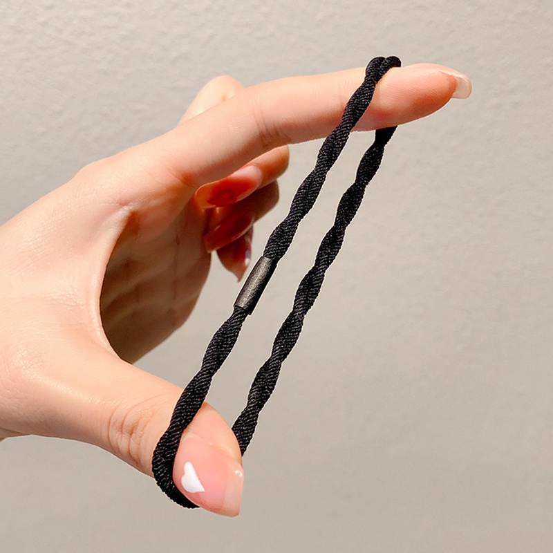 Set 10 Dây Cột Tóc Co Giãn Đơn Giản Thời Trang Hàn Quốc Mới