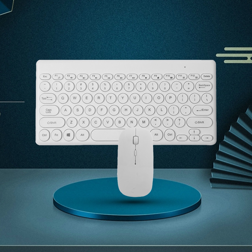 Bàn Phím Không Dây 169 2.4GHz Chống Trượt Và Giảm Tiếng Ồn