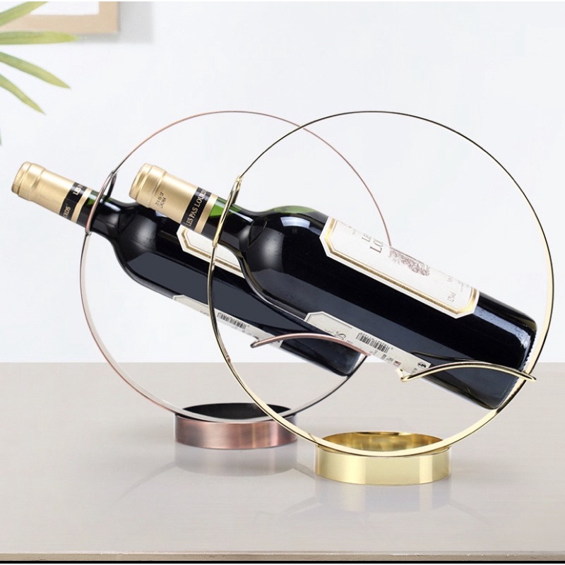 Giá Đỡ Trưng Bày Chai vang Phong Cách Châu Âu Hiện Đại( hàng sẵn )