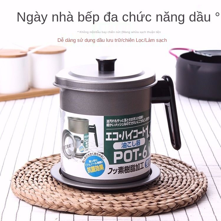 can dầu, bình đựng dầu inox, thùng bếp gia đình, chống rò rỉ, lọc bồn chứa lớn chai lọ