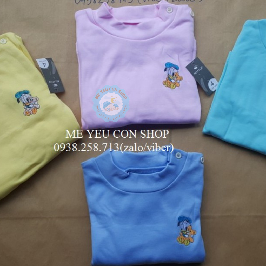 SET QUẦN ÁO DÀI TAY NÚT CÀI VAI MÀU MIATOP (9-13KG) (katydang)