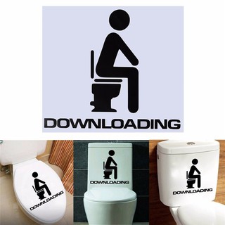 Đề can dán toilet độc đáo