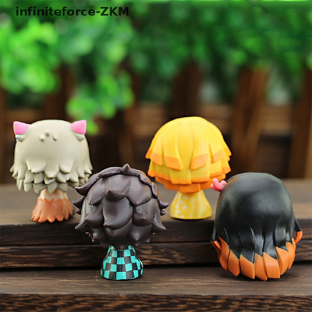 Set 4 Mô Hình Nhân Vật Phim Demon Slayer