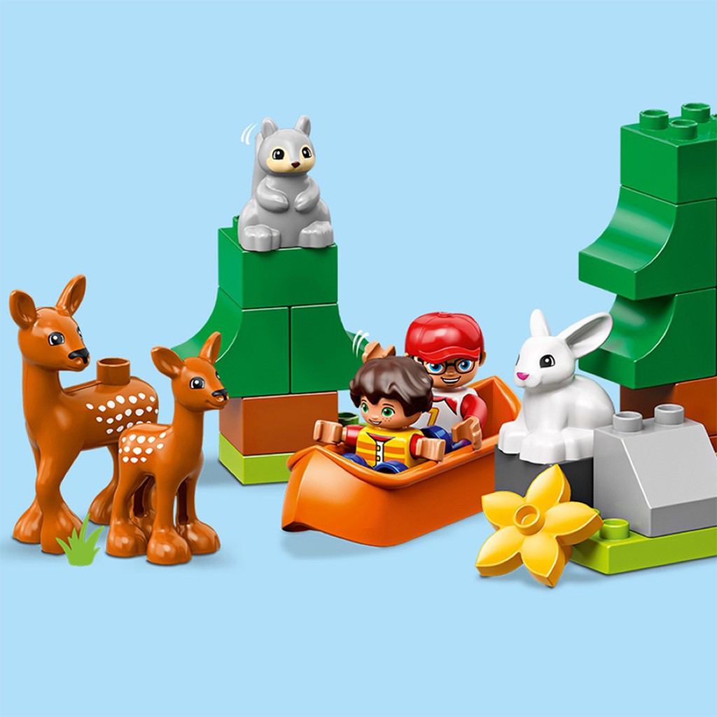 LEGO DUPLO 10907 Thế Giới Động Vật Hoang Giã ( 121 Chi tiết)