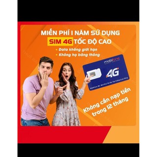 Sim 4g VBP51 MOBI MAX 4G 12 THÁNG