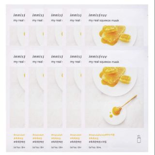 Mặt Nạ Giấy Mật Ong Innisfree My Real Squeeze mask
