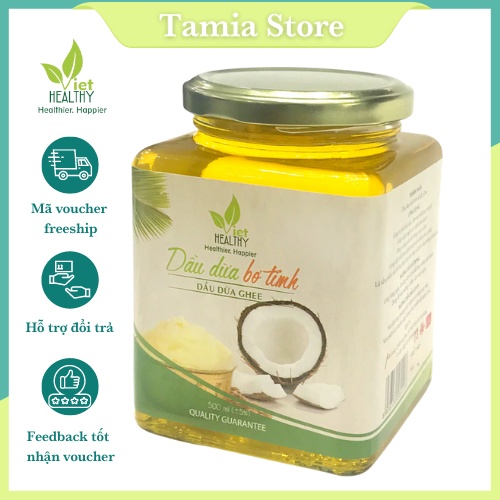 Dầu dừa Ghee Viethealthy 500ml