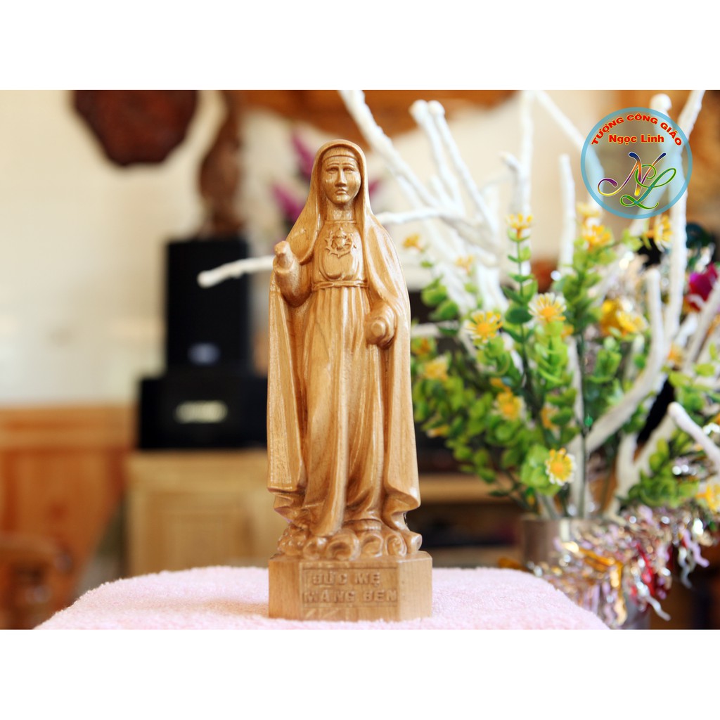 Đức mẹ măng đen 20cm