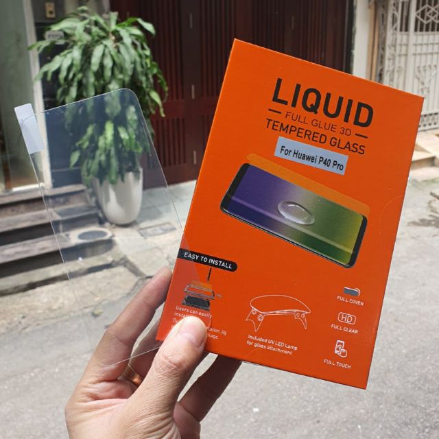 Kính cường lực Huawei P40 Pro P30 Pro P50 Pro - Mate 20 Pro / 30 Pro / 40 Pro / 40 RS Full keo UV TMax LIQUID