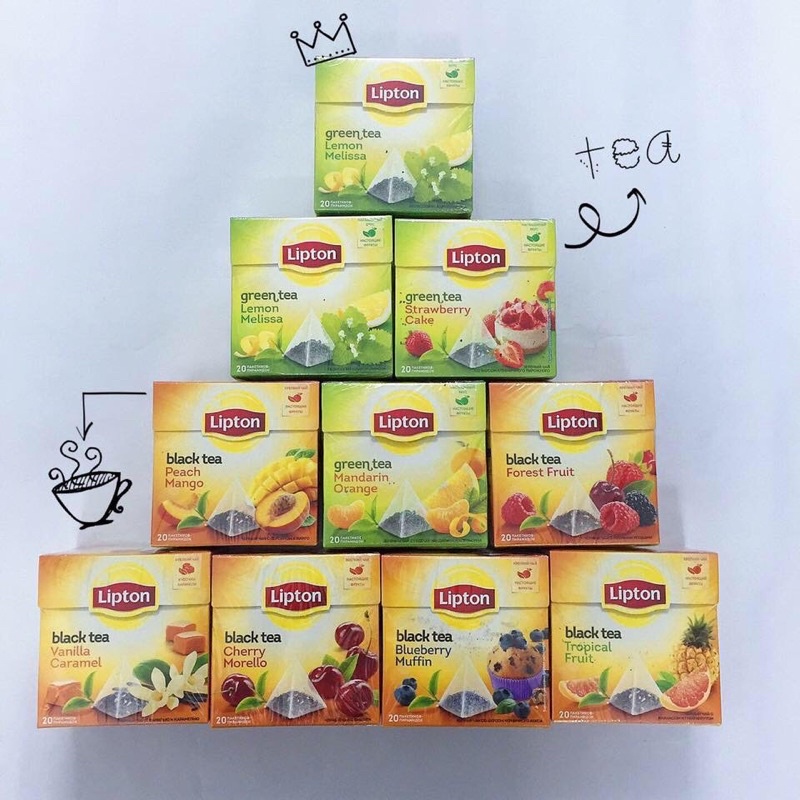 - TRÀ HOA QUẢ LIPTON TÚI LỌC KIM TỰ THÁP