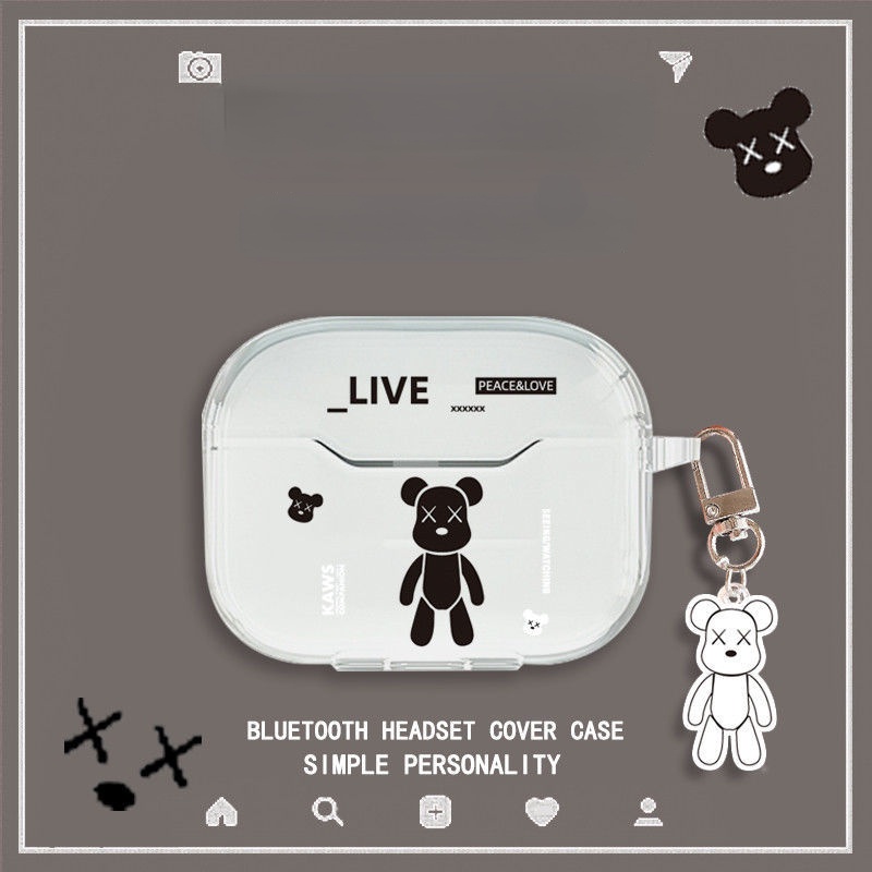 Vỏ Bảo Vệ Hộp Sạc Tai Nghe Baseus S1 Mềm Hình Cô Gái Dễ Thương