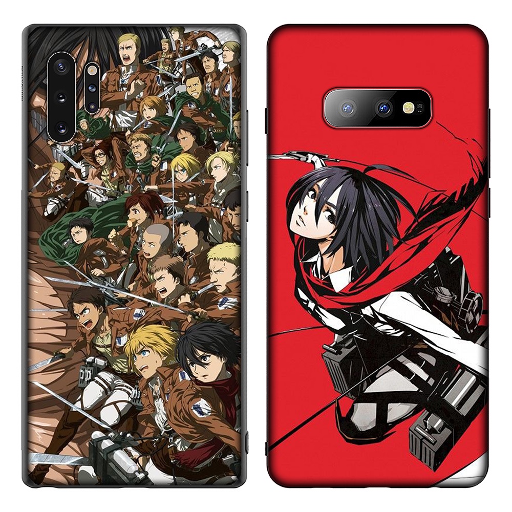 Ốp Điện Thoại Silicon TPU Mềm Hình Anime Attack On Titan Cho Realme 8 Pro 8 5G 8S Q3 Q3i 5G C2 C3 C20 2 A5 Yml2