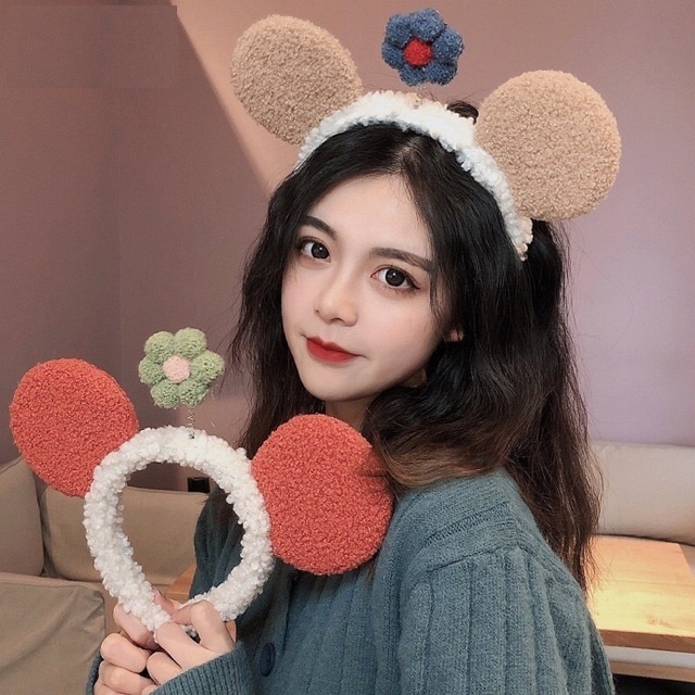 Băng đô, turban quấn tóc rửa mặt, trang điểm Hàn Quốc
