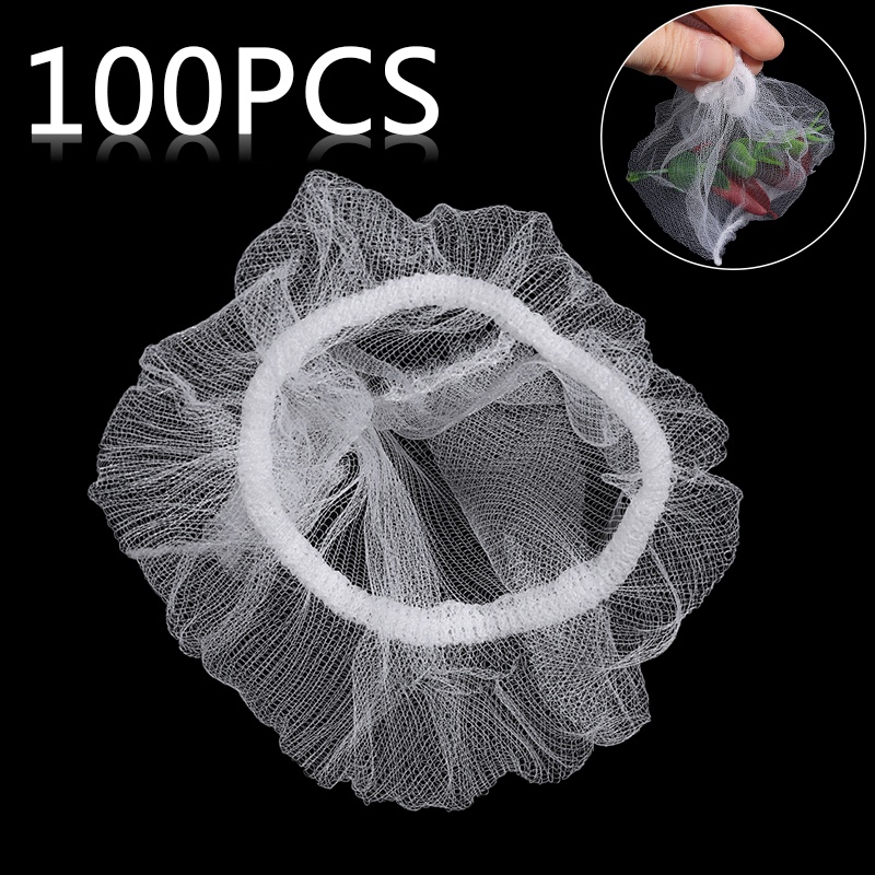 Set 100 túi lưới lọc rác Mini mới cho bồn rửa chén ☆Brzone