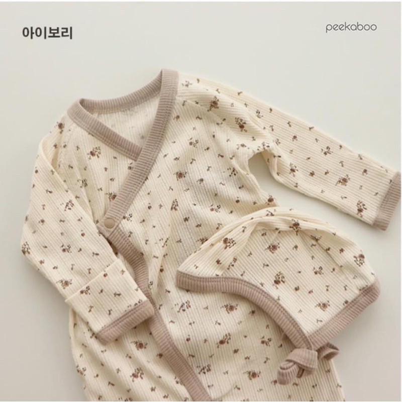 Bộ rời/suit hoa nhí #peekaboo cho bé gái từ 0-3tuổi