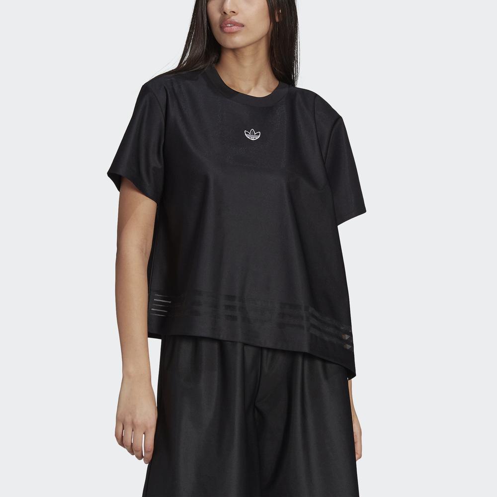[Mã WABRADI13 - 150K - ĐH từ 1Tr]Áo Tee adidas ORIGINALS Nữ Tee Màu đen GN3188