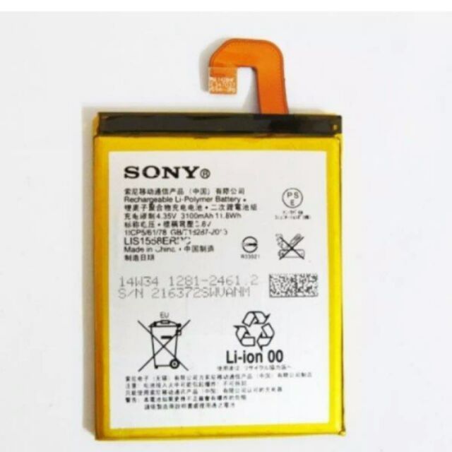 Pin xịn dành cho điện thoại Sony Xperia Z3 dung lượng 3100mAh bh 6 tháng
