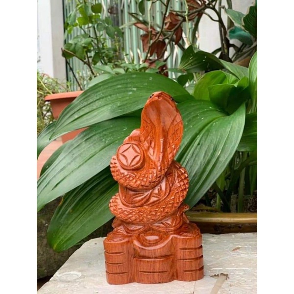 Tượng 12 con giáp gỗ hương cao 20 cm