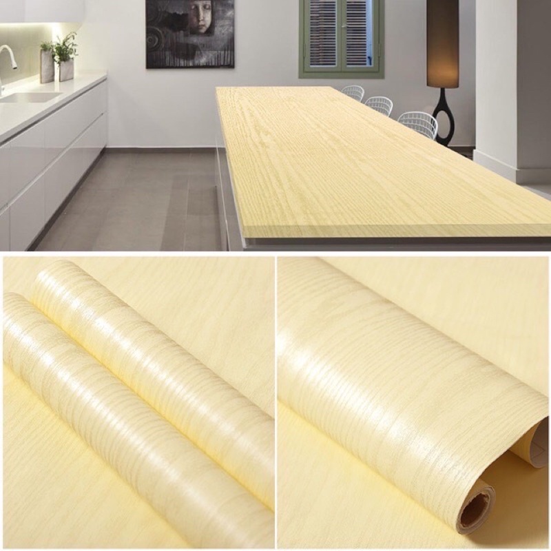 5M decal giả gỗ vân đẹp 3D keo sẵn khổ 60cm