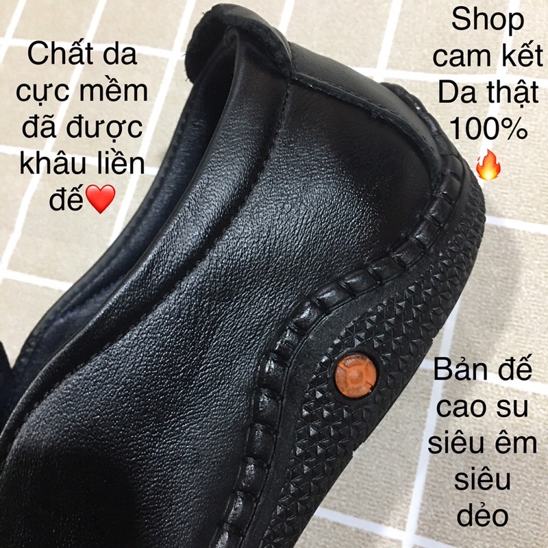 Giày Da Nam, Giày Lười Đục Lỗ mùa hè mới nhất năm 2022 phiên bản lỗ thông gió, chất liệu da bò mềm mại khâu liền đế