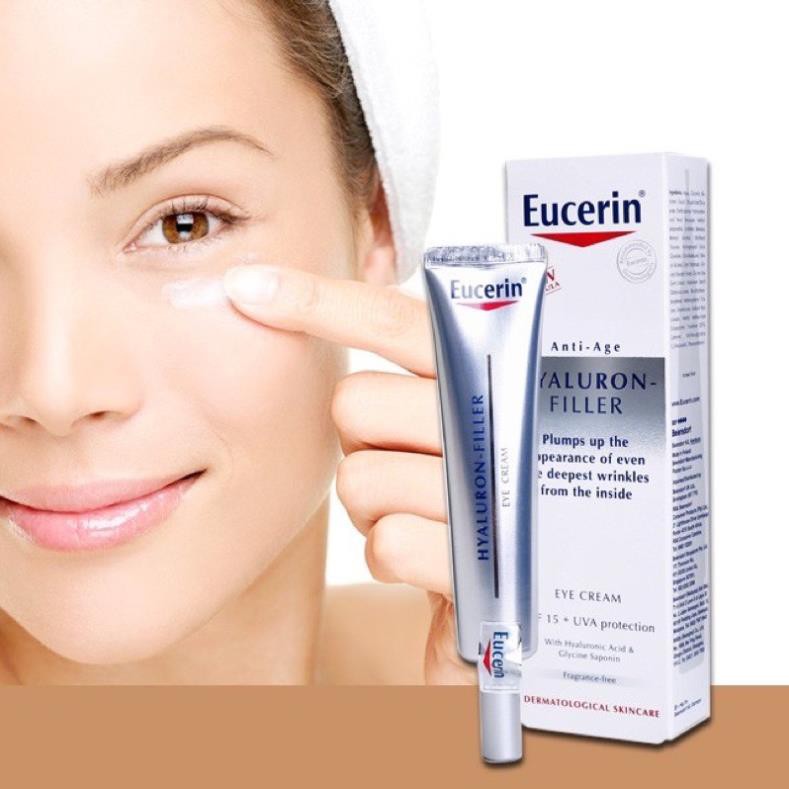 Kem Dưỡng Ngăn Ngừa Lão Hóa Vùng Mắt Eucerin Anti-Age Hyaluron Filler Eye Treatment (15ml)