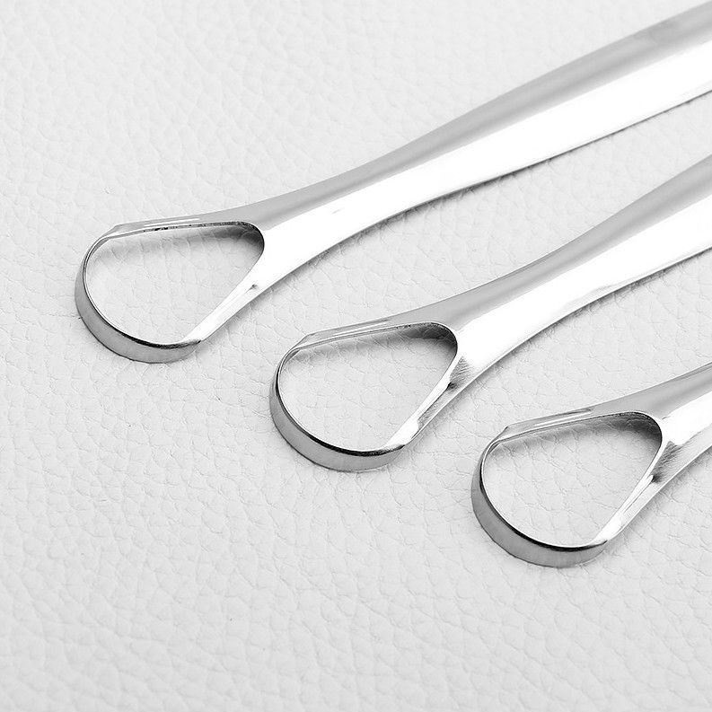 Dụng cụ cạo lưỡi bằng thép không gỉ, vệ sinh lưỡi người lớn bằng inox