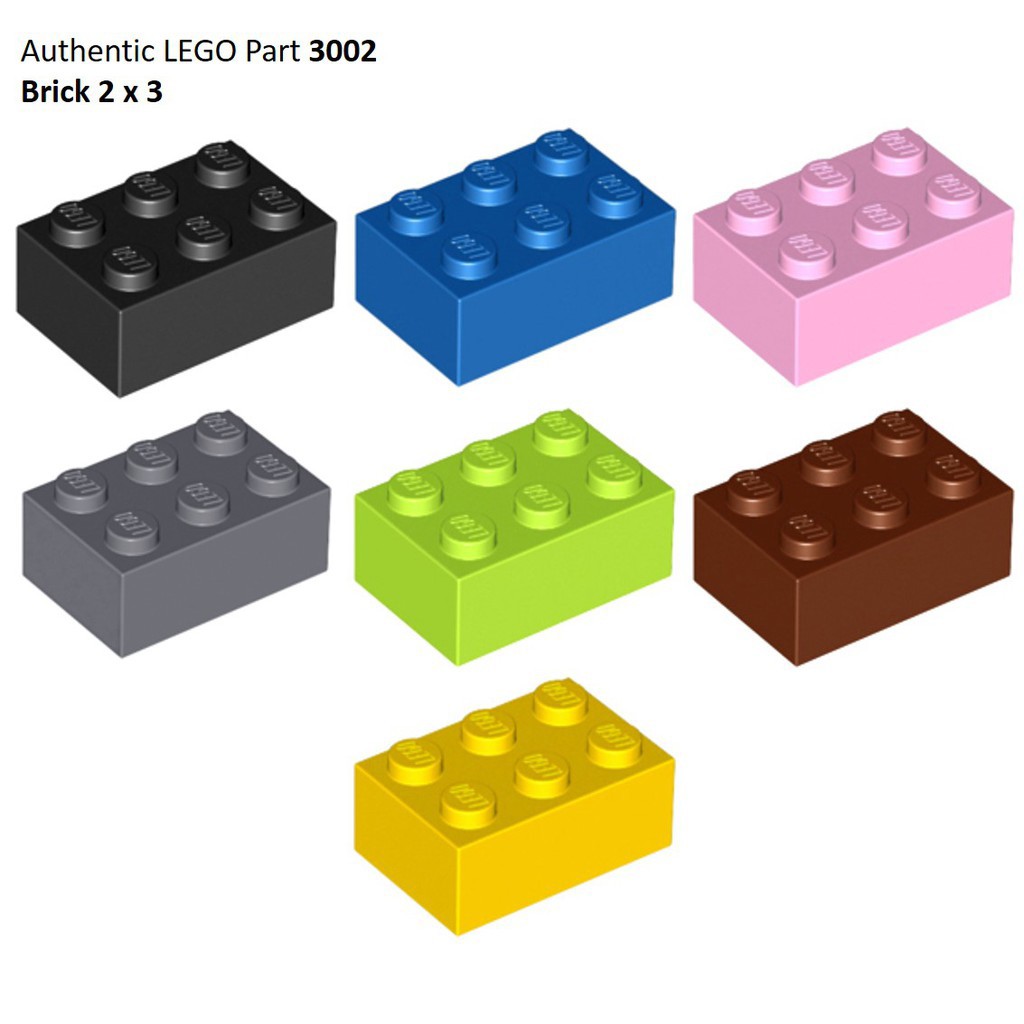 1 Cái - Gạch khối 2 x 3 (2x3)/ Part 3002:  Brick 2 x 3