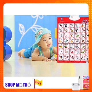 BẢNG CHỮ CÁI TIẾNG VIỆT VÀ CHỮ SỐ 2 MẶT VÀ ĐỌC NÓI CHUẨN THÔNG MINH (MSP1019)