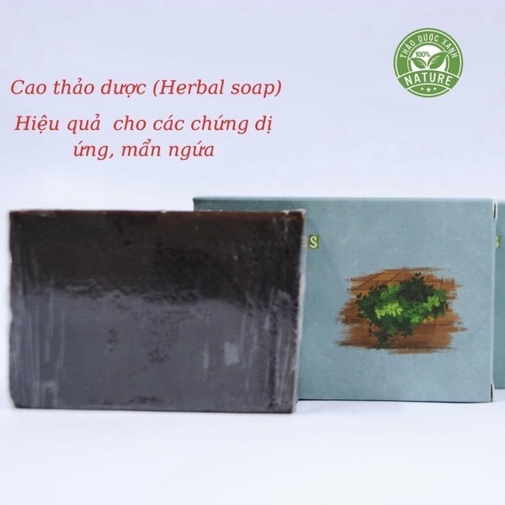 Xà bông sinh dược cao thảo dược 100% thiên nhiên HandMade  ( hiệu quả dị ứng, mẩn ngứa ) 100gr