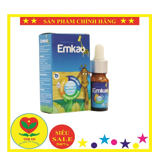 Canxi Emkao - Bổ Sung Canxi Cho Trẻ Sơ Sinh Và Trẻ Nhỏ
