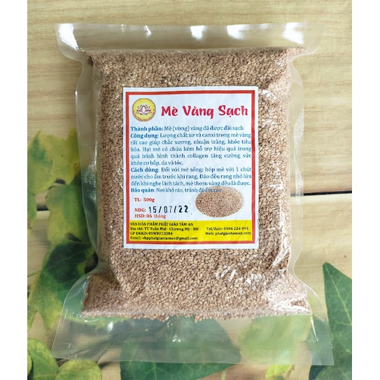Vừng  vàng sạch 500gr