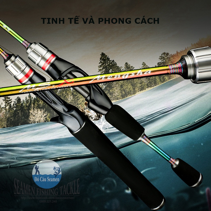 Cần lure UL đa sắc ngọn đặc siêu đẹp