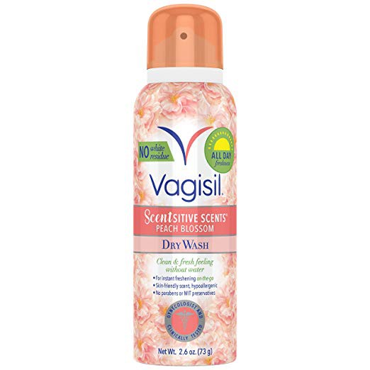 ( 2 mùi hương) Dung dịch vệ sinh và khử mùi phụ nữ dạng chai xịt Vagisil 73 gr