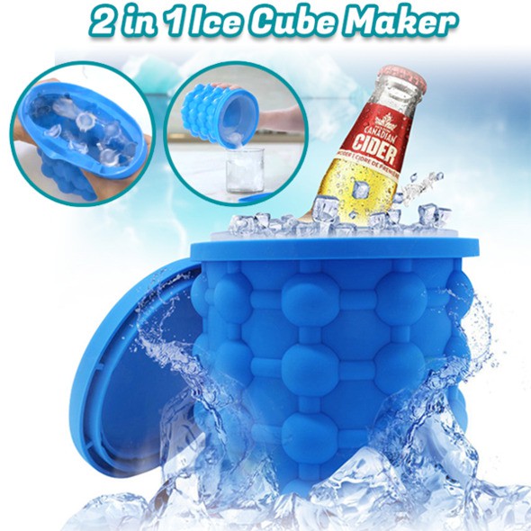 Cốc Làm Đá Thông Minh Tiết Kiệm Không Gian ICE CUBE Cao Cấp