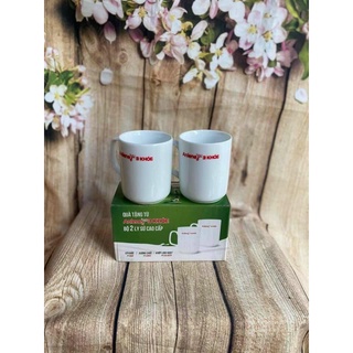 Bộ 2 ly sứ có quai cao cấp hkm Anlene