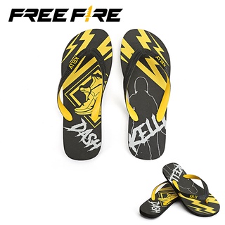Dép kẹp ngón chân Kelly FREE FIRE thoải mái màu vàng đen dành cho cả nam và nữ với đủ kích cỡ 35-44