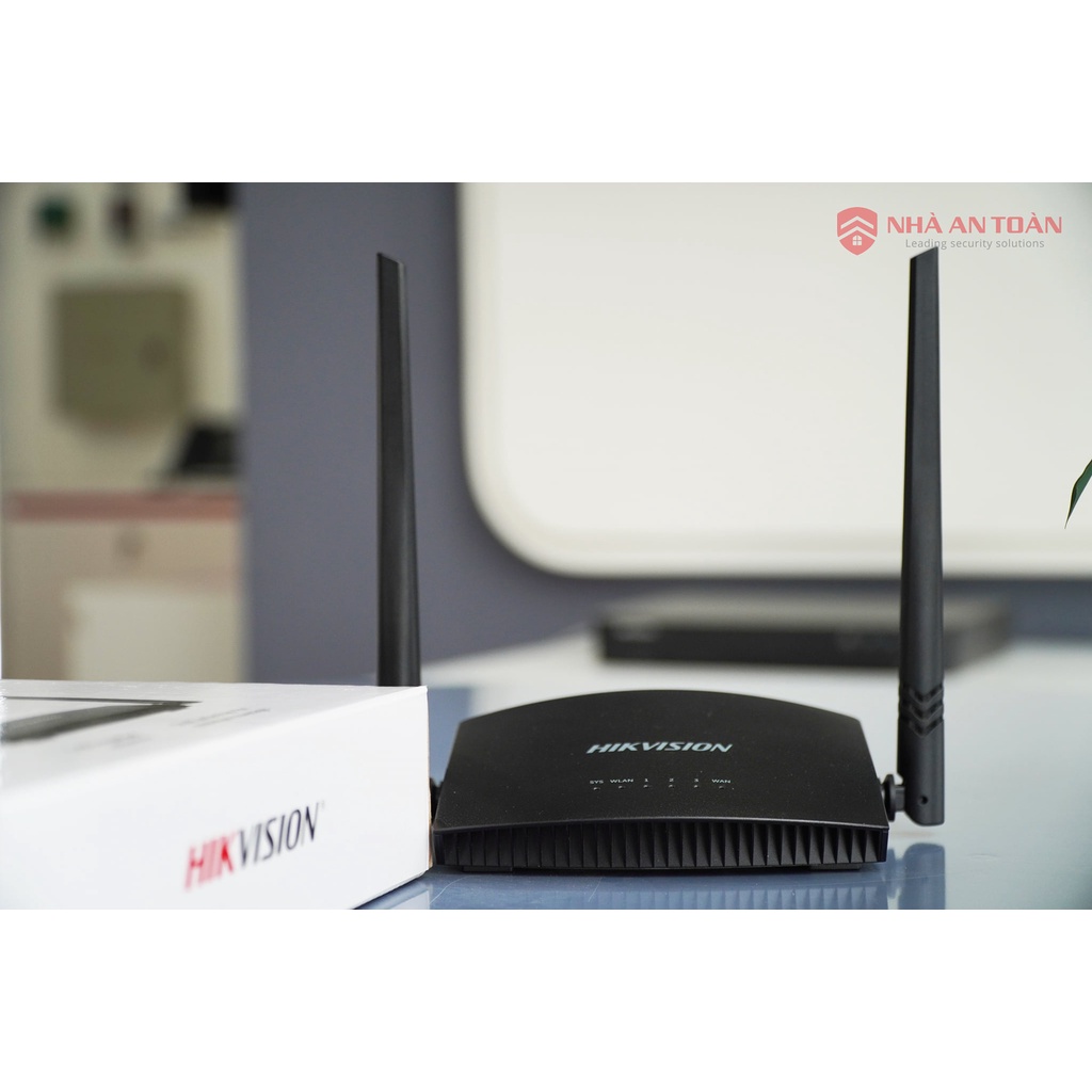 Bộ phát Router Wifi thông minh chuẩn N tốc độ 300Mbps HIKVISION DS-3WR3N I Hàng chính hãng I Bảo hành 24 tháng