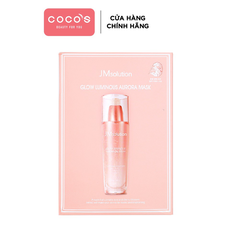 [Mã COSCOCOT4 -8% đơn 250K] Mặt Nạ Dưỡng Trắng Da Và Cải Thiện Nếp Nhăn Jm Solution Glow Luminous Aurora Mask 30ml