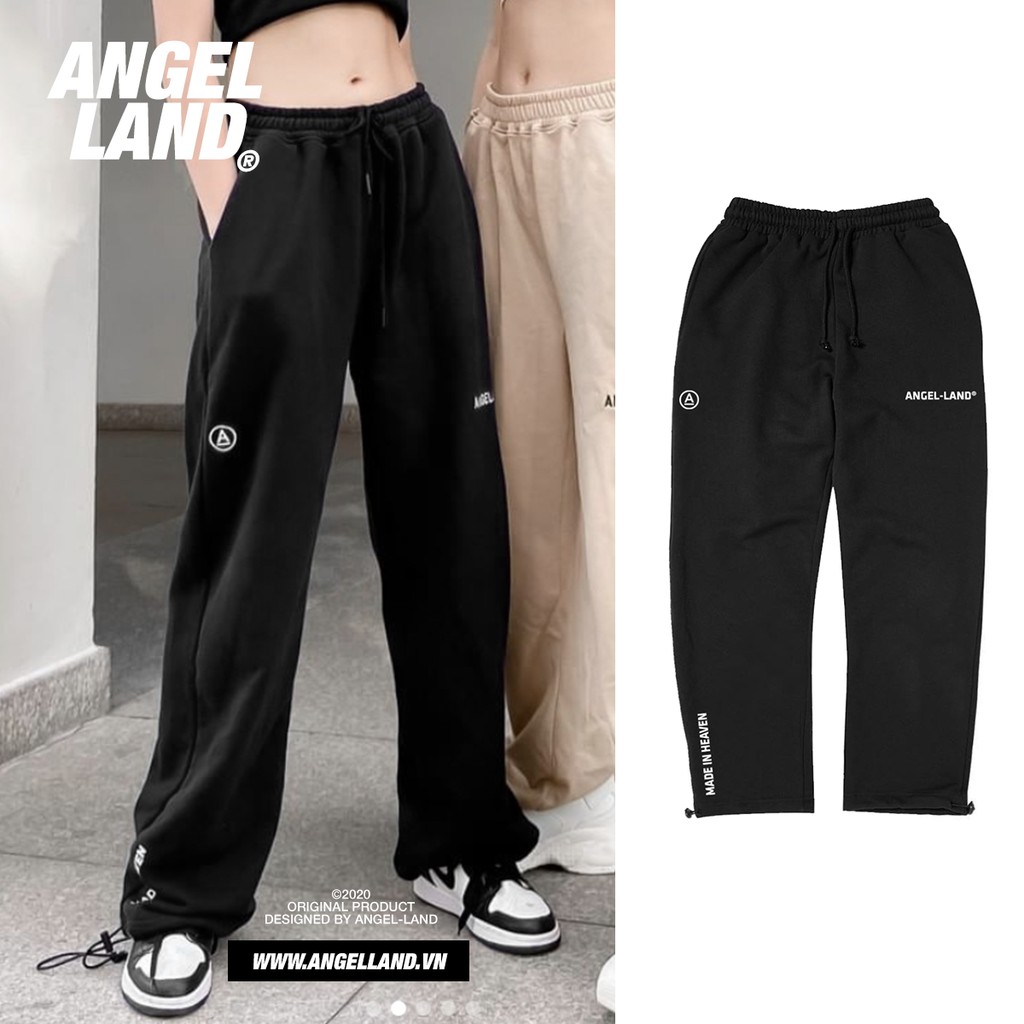 Quần Angel-Land Half Jogger- Black