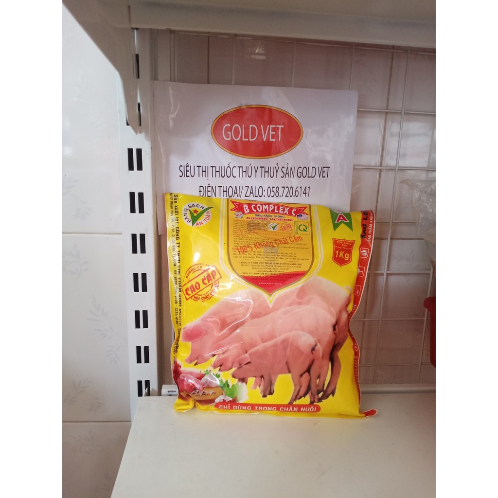 [Giá rẻ] B Complex C [1 kg] Thức ăn Bỗ sung hỗn hợp vitamin cho gia súc, gia cầm