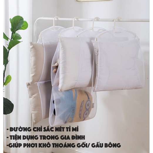 Túi Phơi Sấy Bảo Quản Ruột Gối/ Gấu Bông Gia Đình Tiện Dụng H207