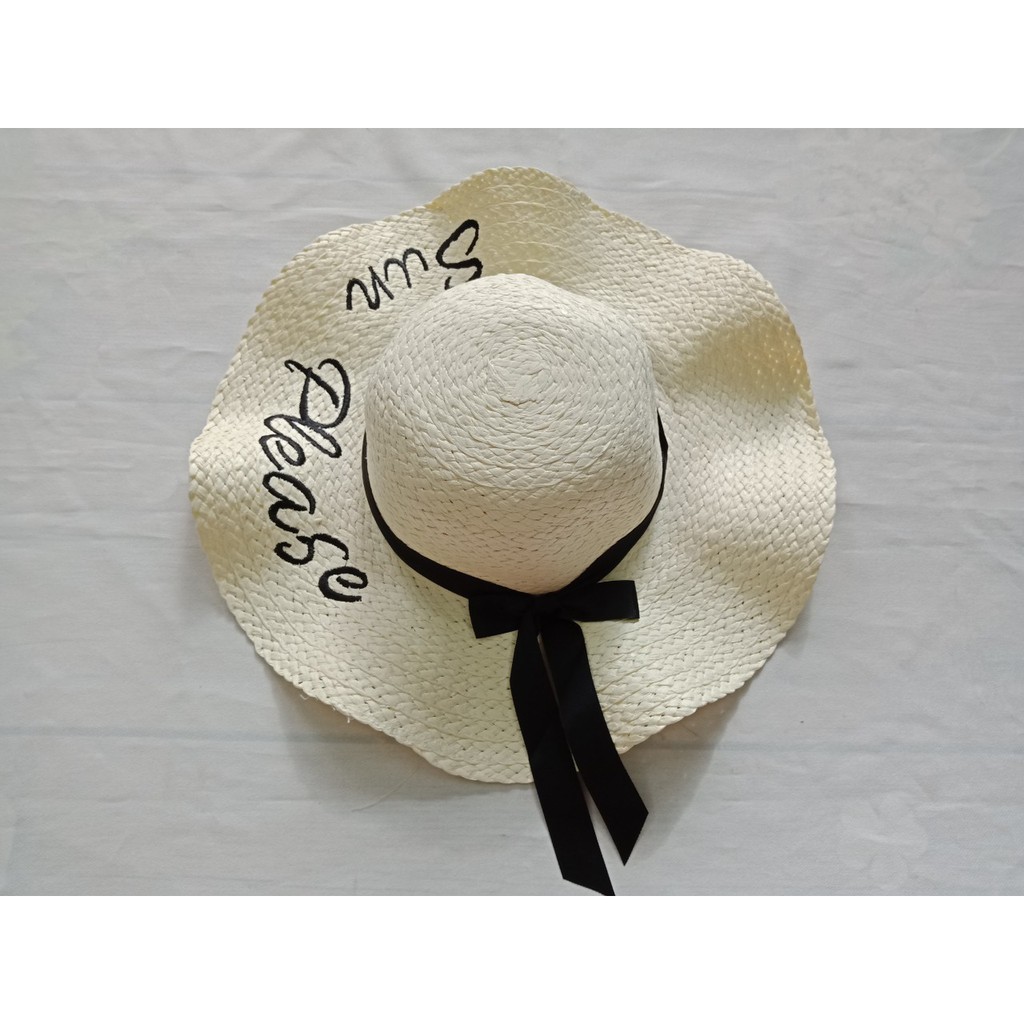 Mũ cói đi biên Sun Please